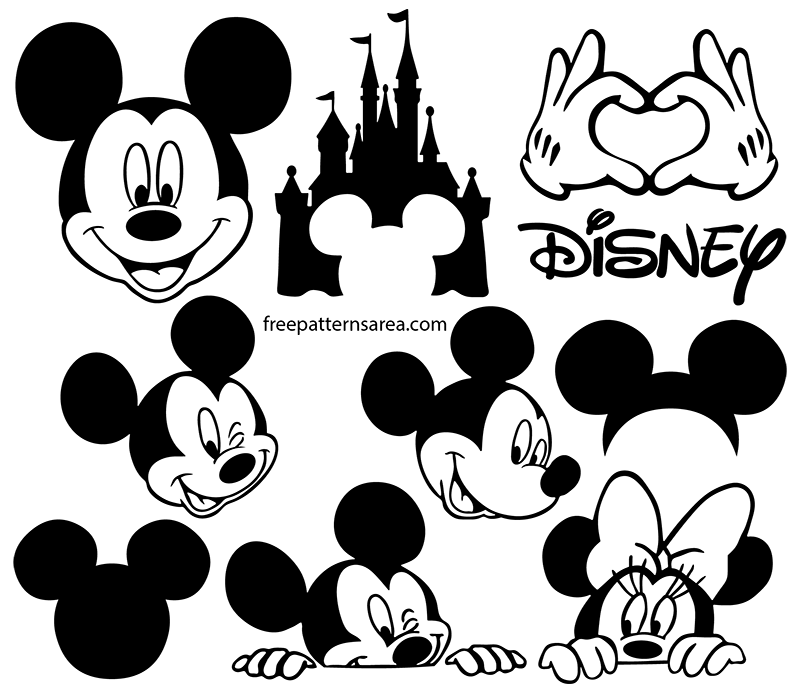 800x693 Huge Collection Of 'mickey Silhouette Vector' Download More Than