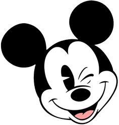 236x248 Mickey Mouse Face Outline