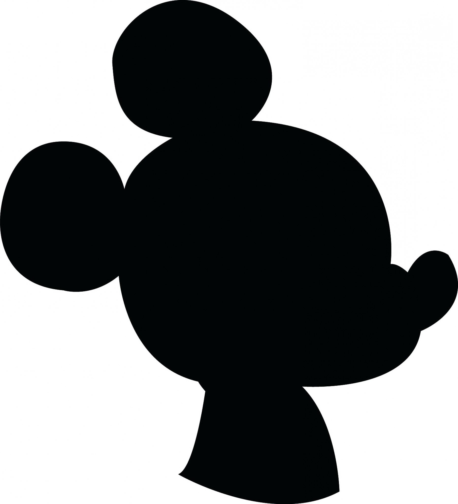 1804x1984 Huge Collection Of 'mickey Mouse Silhouette Vector' Download More