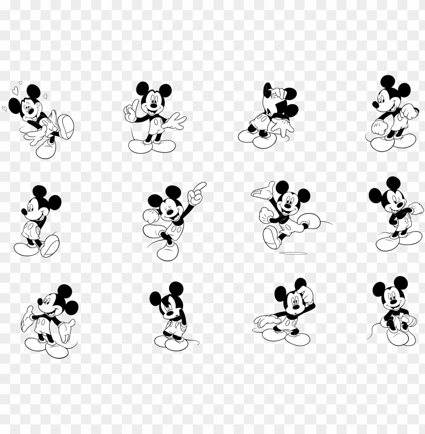 840x859 Vector Mickey Mouse Hands Png Image With Transparent Background