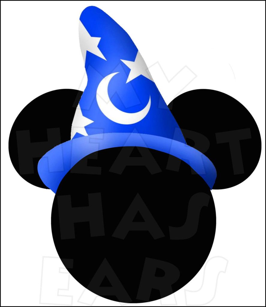 887x1024 Mickey Mouse With Sorcerer's Hat Fantasmic Instant Download