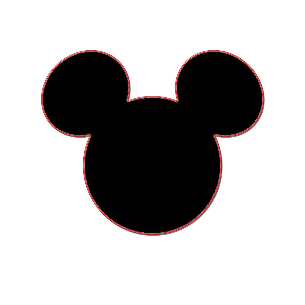 Mickey Mouse Head Silhouette Vector at Vectorified.com ...