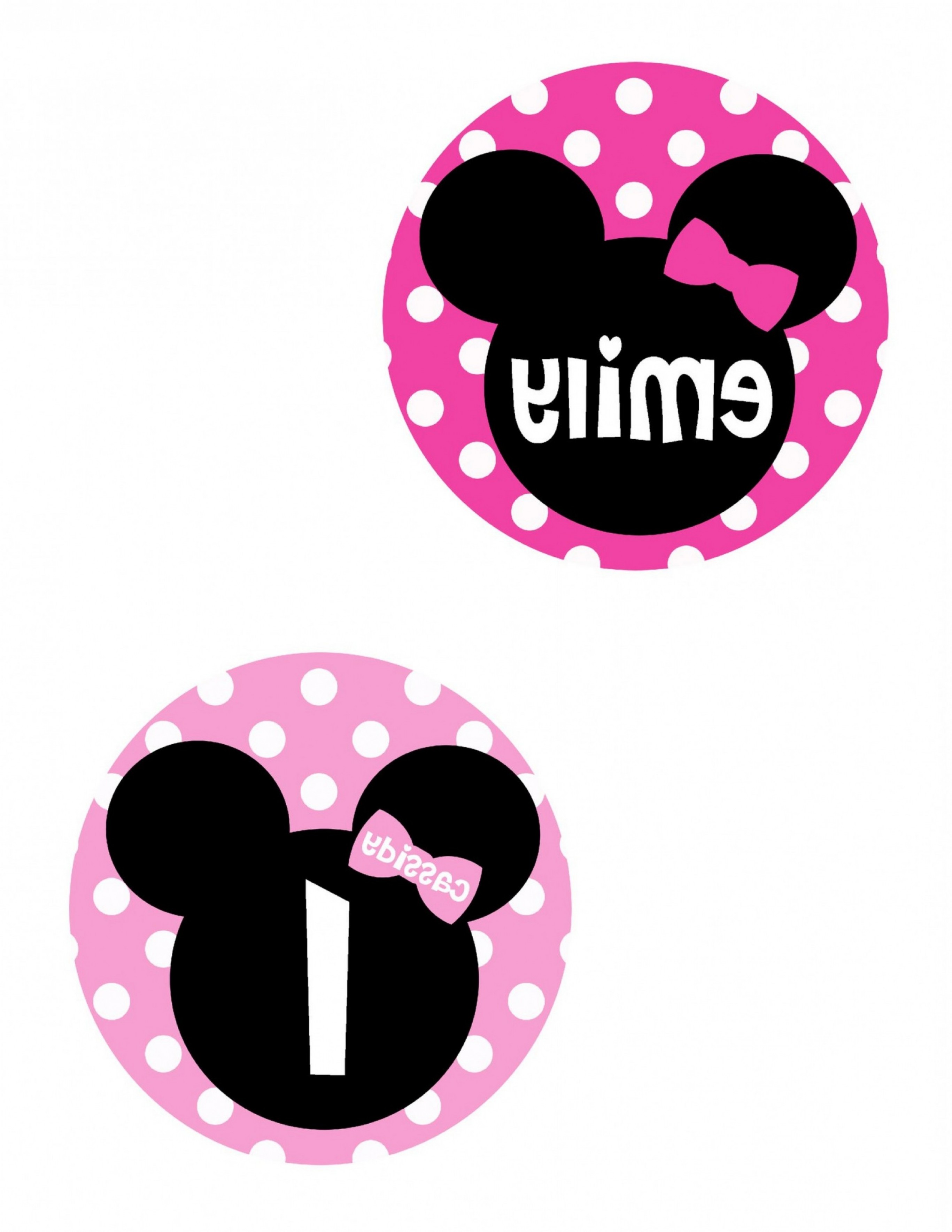 Pink Minnie Bow Vector Handandbeak 2733x3537 Pink Minnie Bow Vector Handandbeak