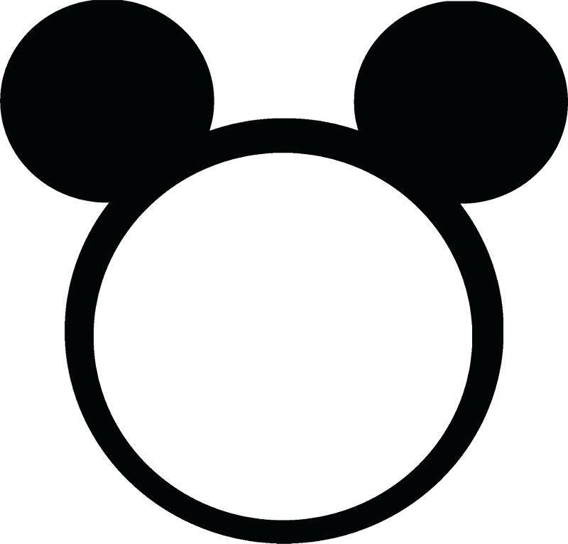 Mickey Mouse Head Silhouette Vector at Vectorified.com | Collection of ...