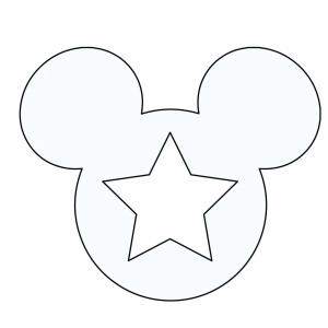 Mickey Mouse Ears Printable Coloring Pages Ghost Free Outline 300x300 Mickey Mouse Ears Printable Coloring Pages Ghost Free Outline