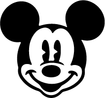 213x199 Mickey Mouse Head Silhouette Silhouette Of Mickey Mouse Head