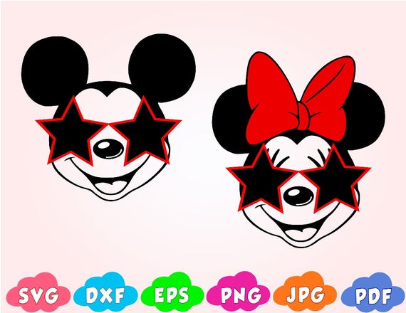 570x440 Mickey Mouse Head Svgminnie Mouse Head Svgmickey Mouse Etsy