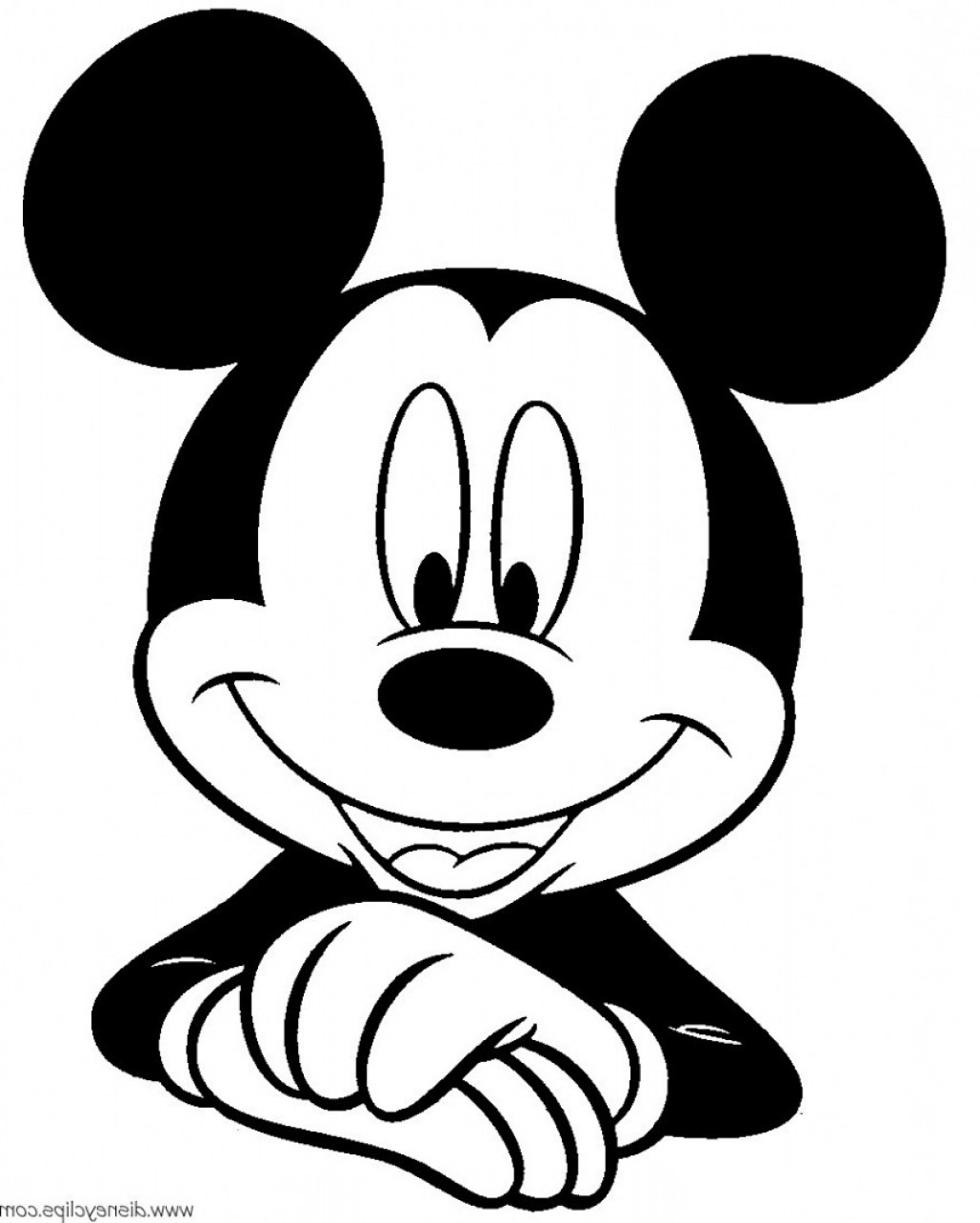 Mickey Mouse Silhouette Vector at Vectorified.com | Collection of ...