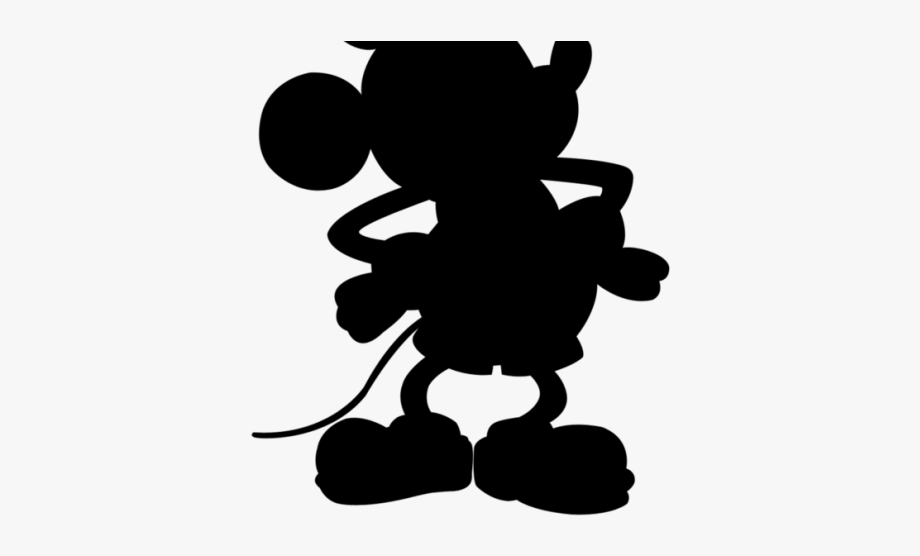 Mickey Mouse Silhouette Vector at Vectorified.com ...