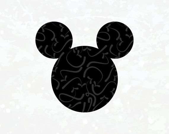 Mickey Mouse Silhouette Vector at Vectorified.com | Collection of