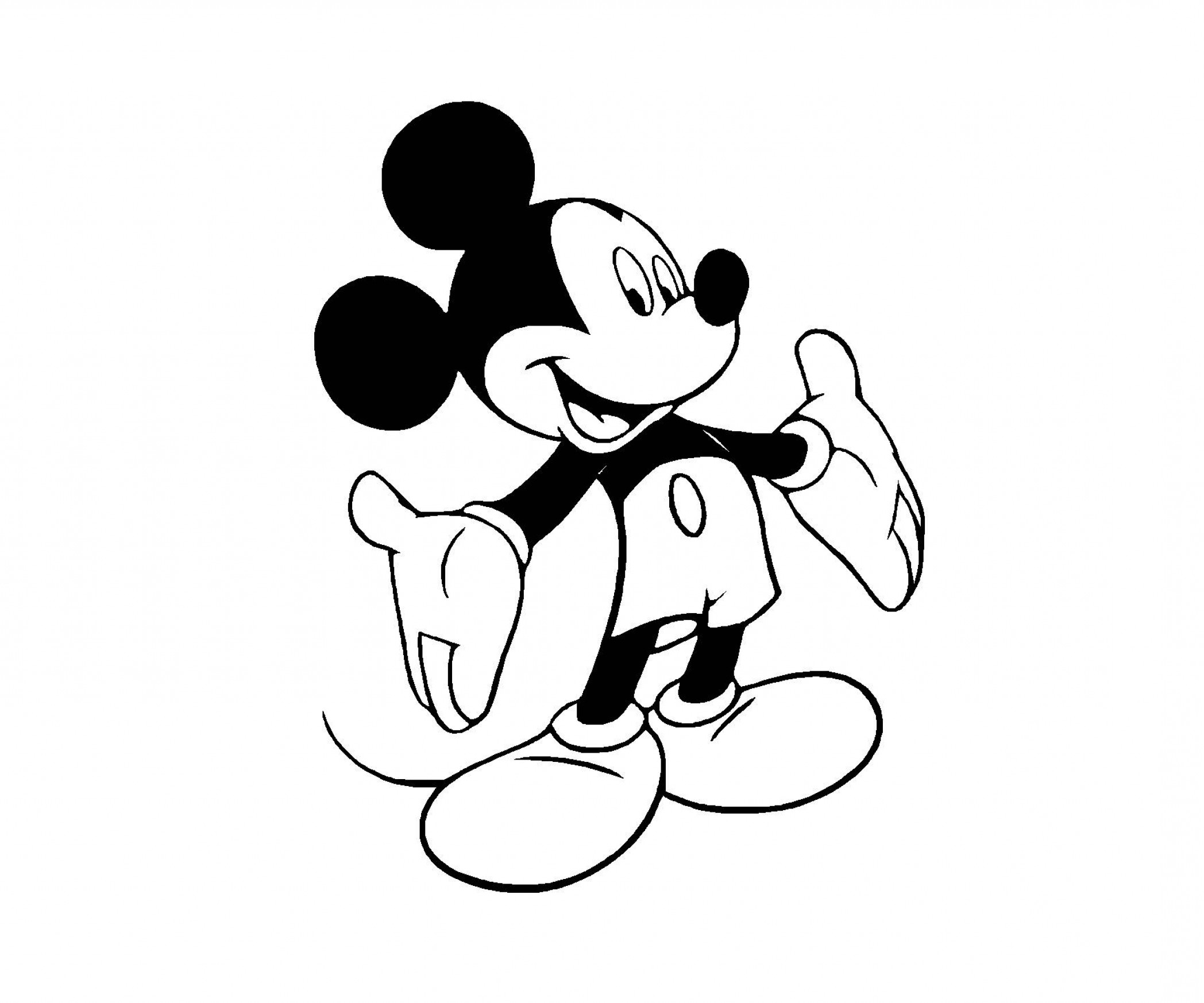 Download Mickey Mouse Vector at Vectorified.com | Collection of ...