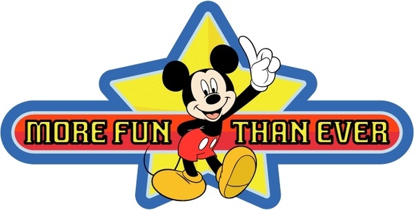 600x305 Mickey Free Vector Download