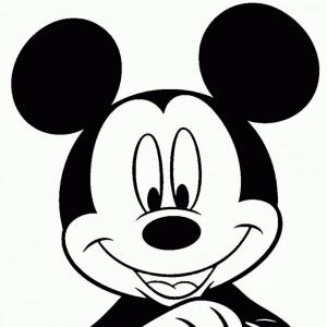 300x300 Kissing Mickey Mouse And Minnie Sillouette Studiogrfx