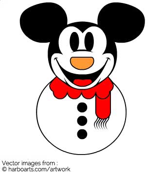 335x355 Download Mouse Snowman