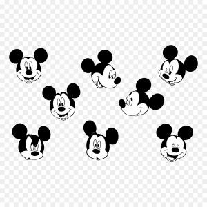 Mickey Mouse Minnie Head Family Vector Image Cutting Plotters 300x300 Mickey Mouse Minnie Head Family Vector Image Cutting Plotters
