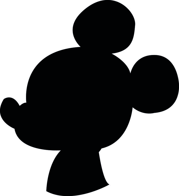 736x809 Collection Of 'mickey Silhouette Vector' Download More Than