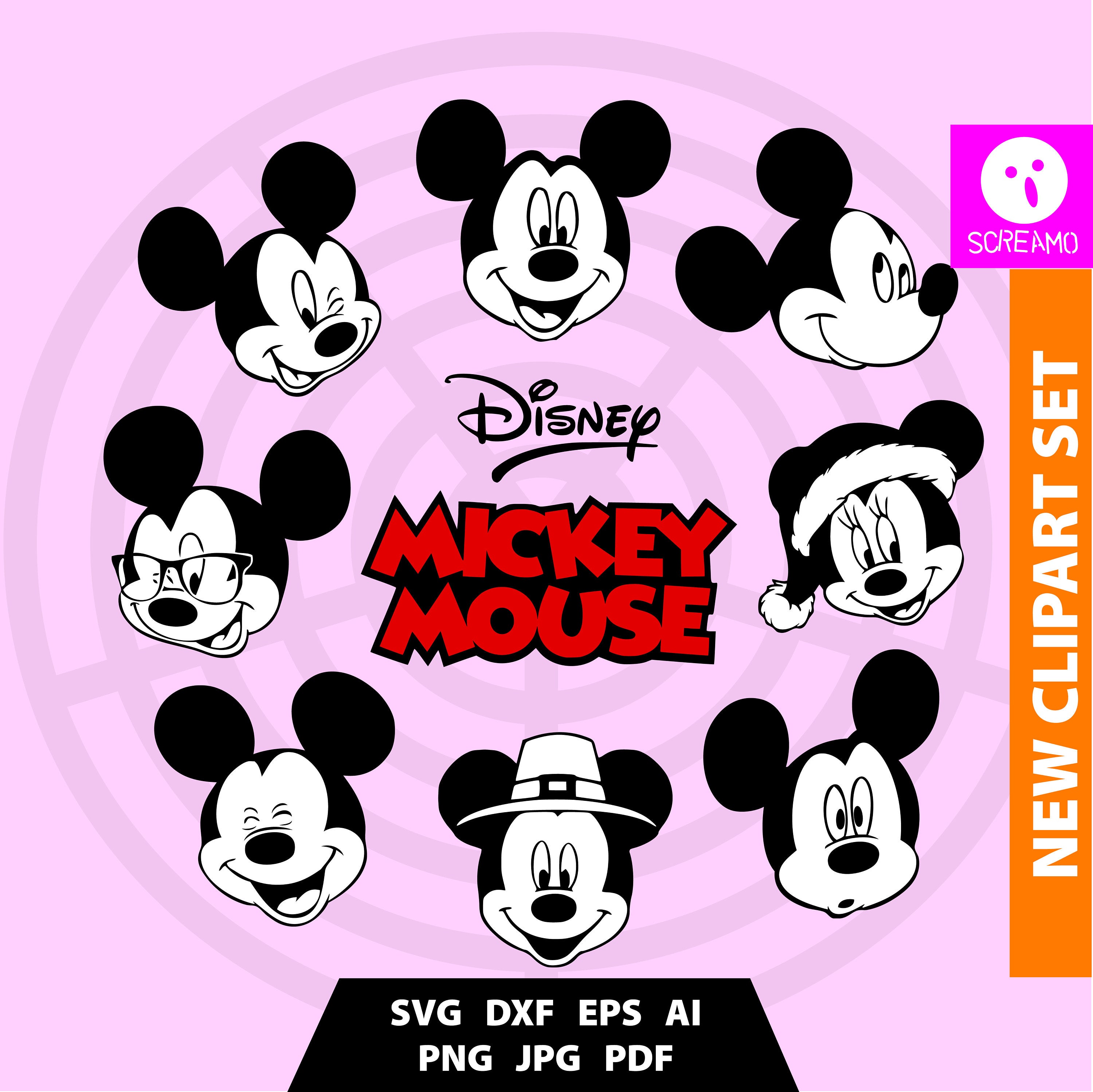 3000x2997 Mickey Mouse Mickey Mouse Vector Mickey Mouse Design Etsy