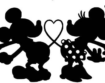 Mickey Silhouette Vector at Vectorified.com | Collection of Mickey ...