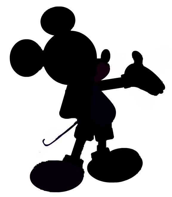 577x660 Mickey Mouse Silhouette Vector Name