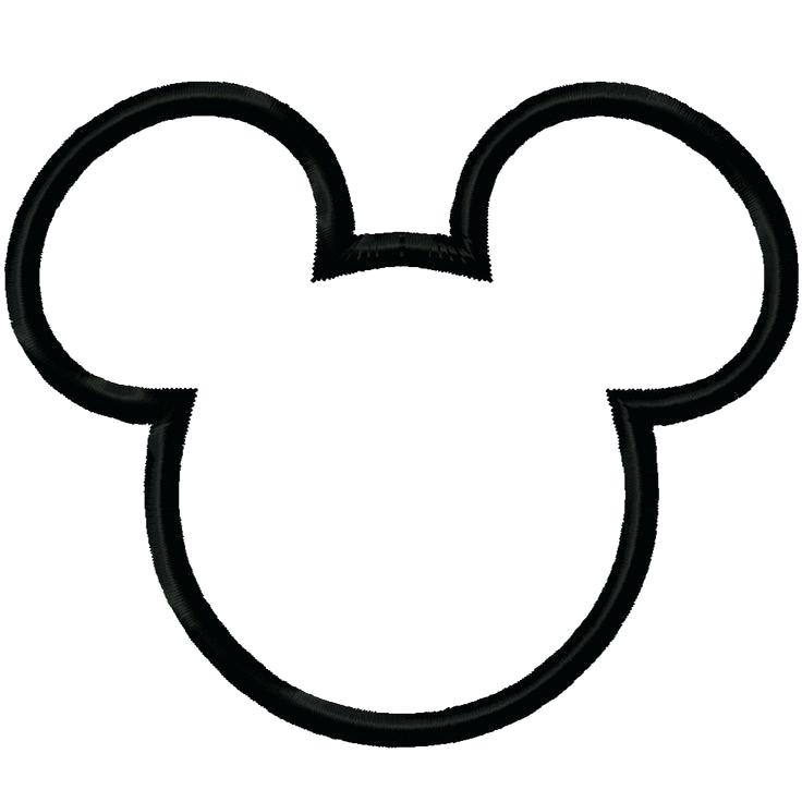736x736 Mickey Silhouette Pix For Mouse Head Free Imalice