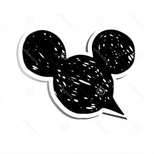 300x300 Stock Illustration Mickey Vector Illustration Icon Mouse Modern