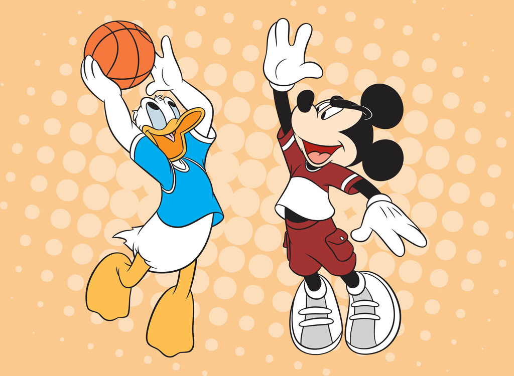 1024x750 Donald Mickey Vector
