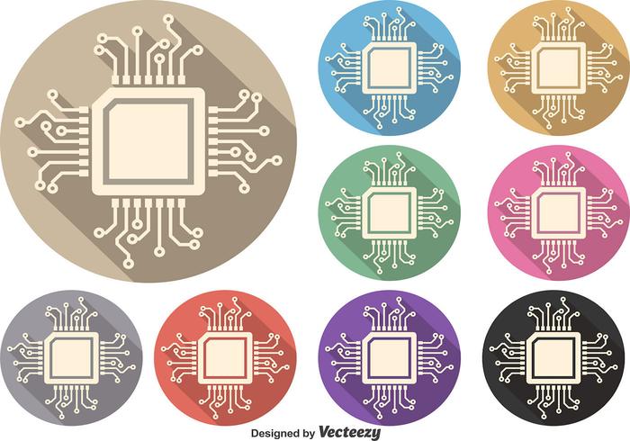700x490 Microchip Vector Symbol Set