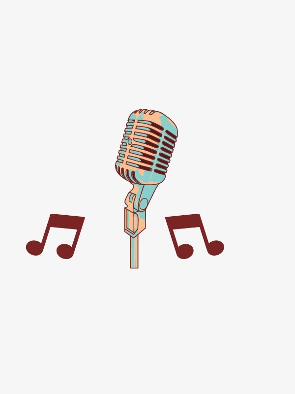 600x800 Decorative Vector Retro Microphone Png And Framepictures En