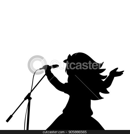 Microphone Silhouette Vector At Vectorified.com 