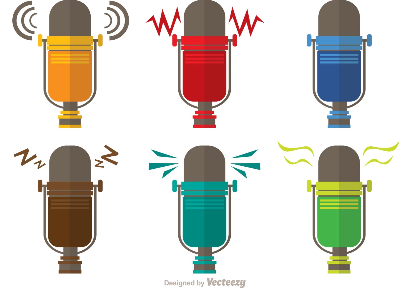 Microphone Free Vector Art 1400x980 Microphone Free Vector Art