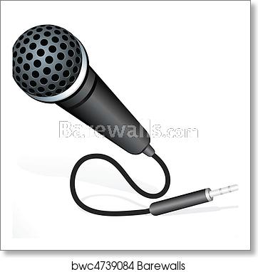 Abstract Musical Mic Vector, Art Print Barewalls Posters 362x382 Abstract Musical Mic Vector, Art Print Barewalls Posters