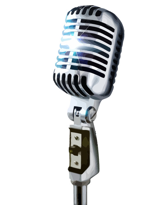 Microphone Vector Art