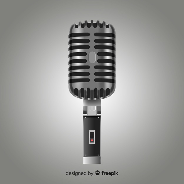 626x626 Realistic Microphone Vector Free Download