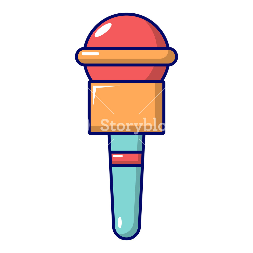 1000x1000 Microphone Icon Cartoon Illustration Of Microphone Vector Icon