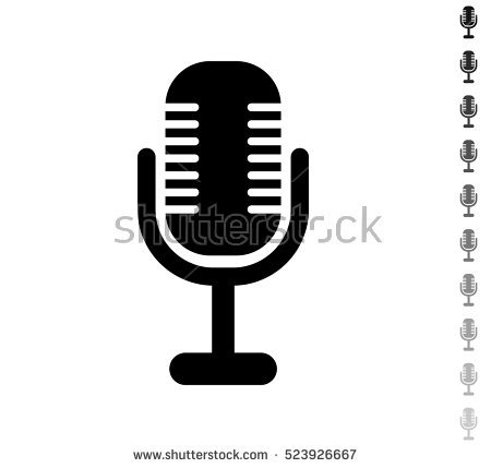 450x429 Microphone Vector Icon