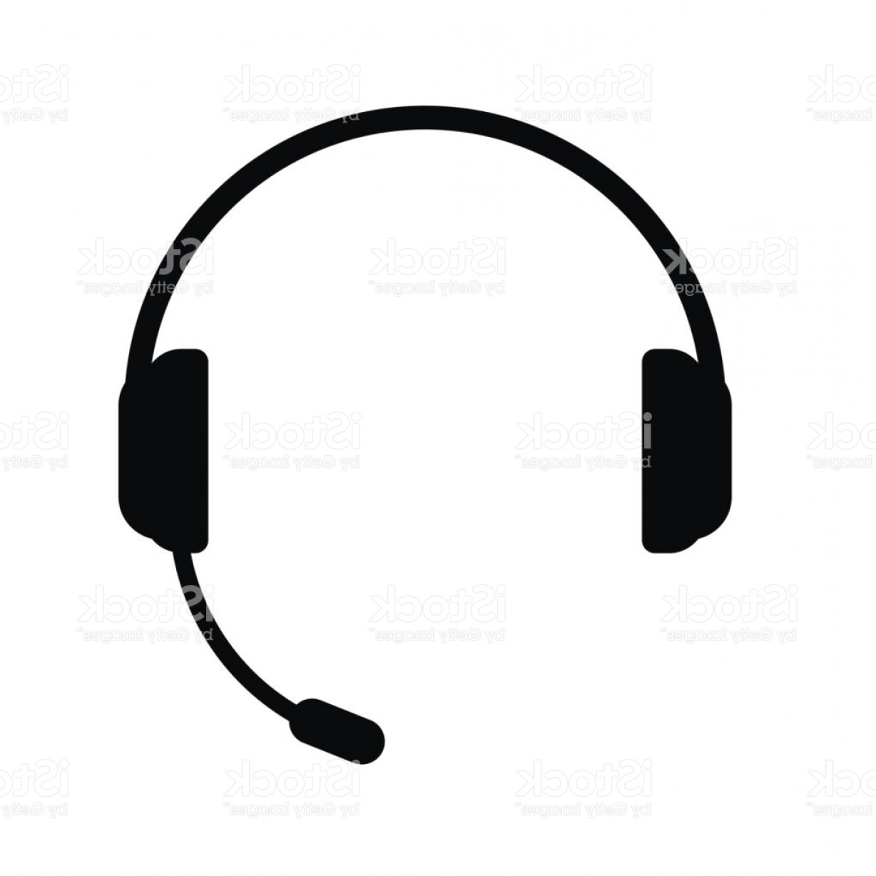 1228x1228 Headphones With A Microphone Vector Icon Gm Geekchicpro