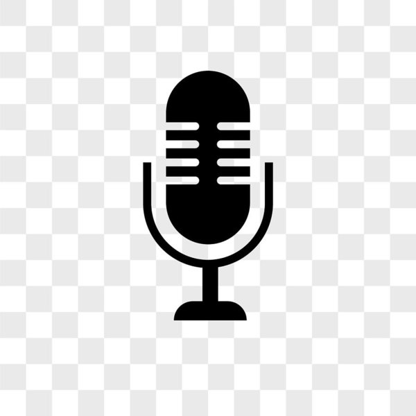 Microphone Vector Icon On Transparent Background, Microphone Icon 600x600 Microphone Vector Icon On Transparent Background, Microphone Icon