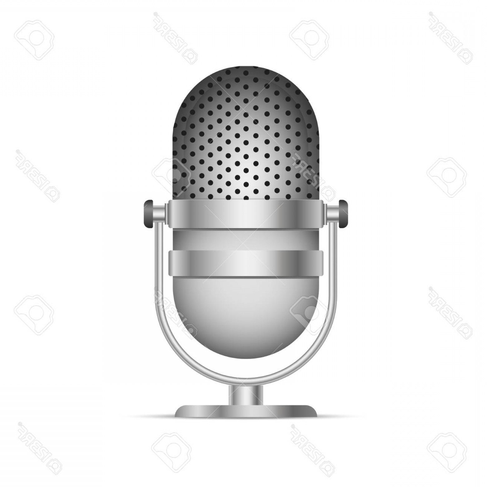 Photostock Vector Realistic Vintage Microphone Vector Illustration 1560x1560 Photostock Vector Realistic Vintage Microphone Vector Illustration