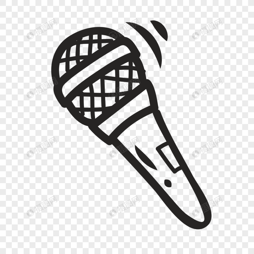 Hand Painted Graffiti Musical Instrument Microphone Vector Eleme 860x860 Hand Painted Graffiti Musical Instrument Microphone Vector Eleme