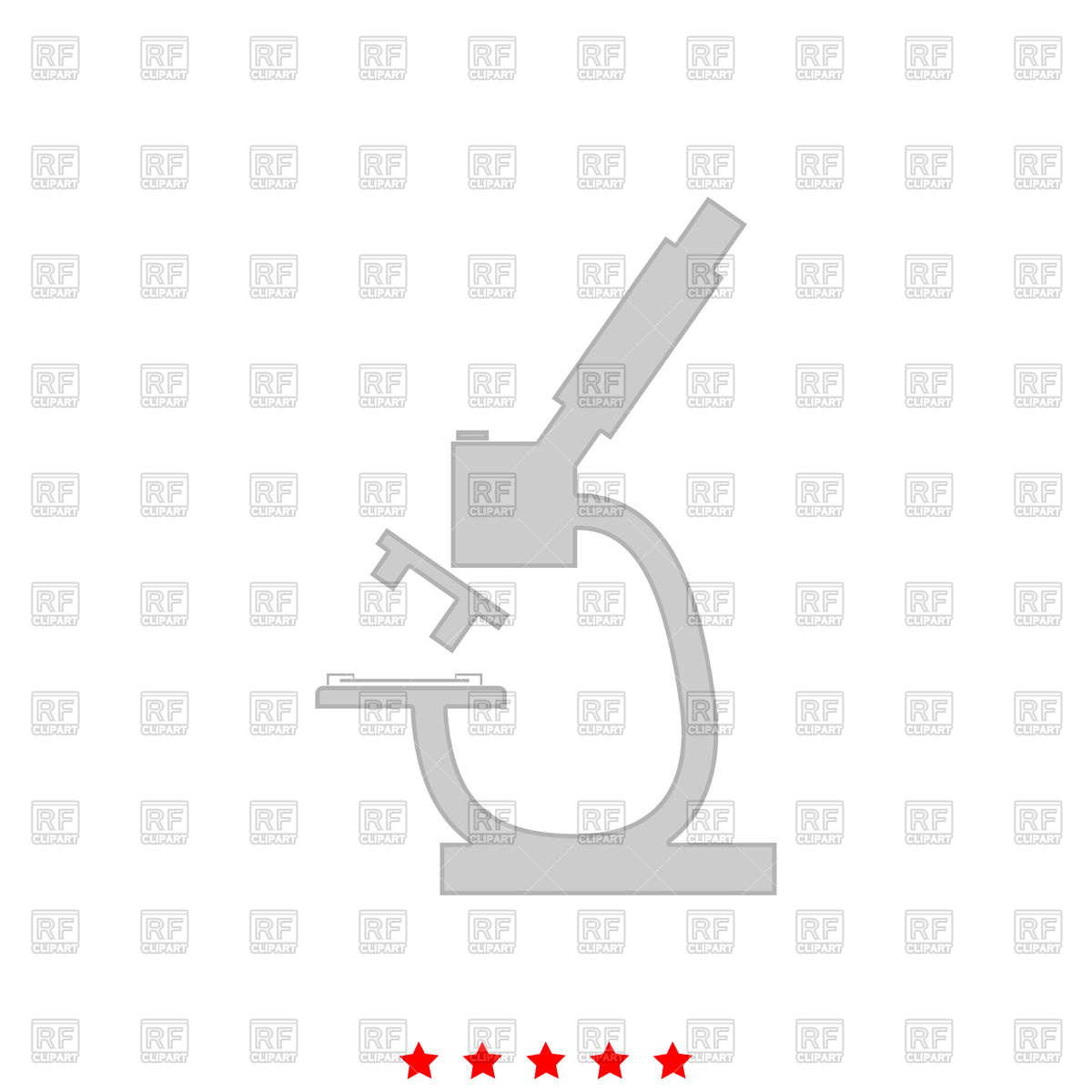 1200x1200 Microscope Icon Vector Image Of Objects