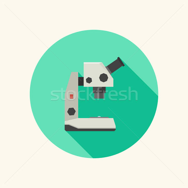 600x600 Microscope Icon Vector Illustration Ilya Bolotov