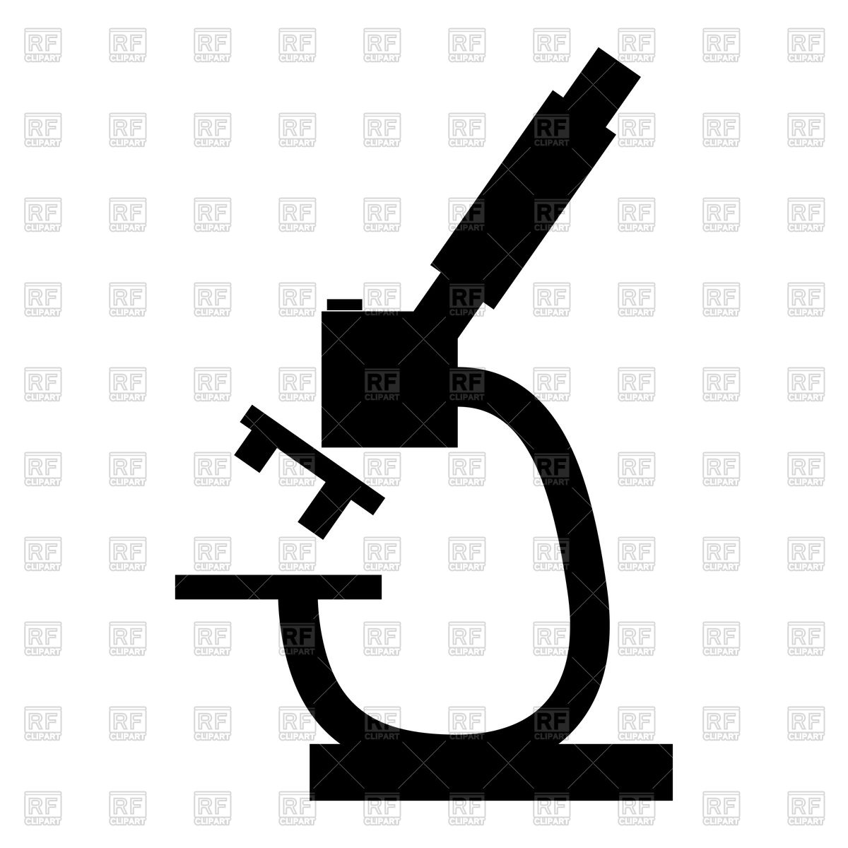1200x1200 Microscope Black Color Icon Vector Image Of Icons And Emblems