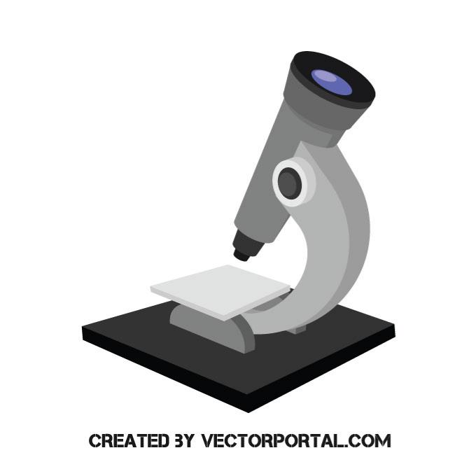 660x660 Microscope Vector Image