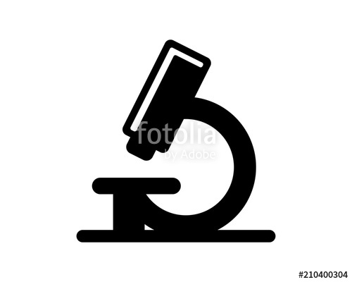 500x400 Microscope Laboratory Scientist Microbiology Image Vector Icon