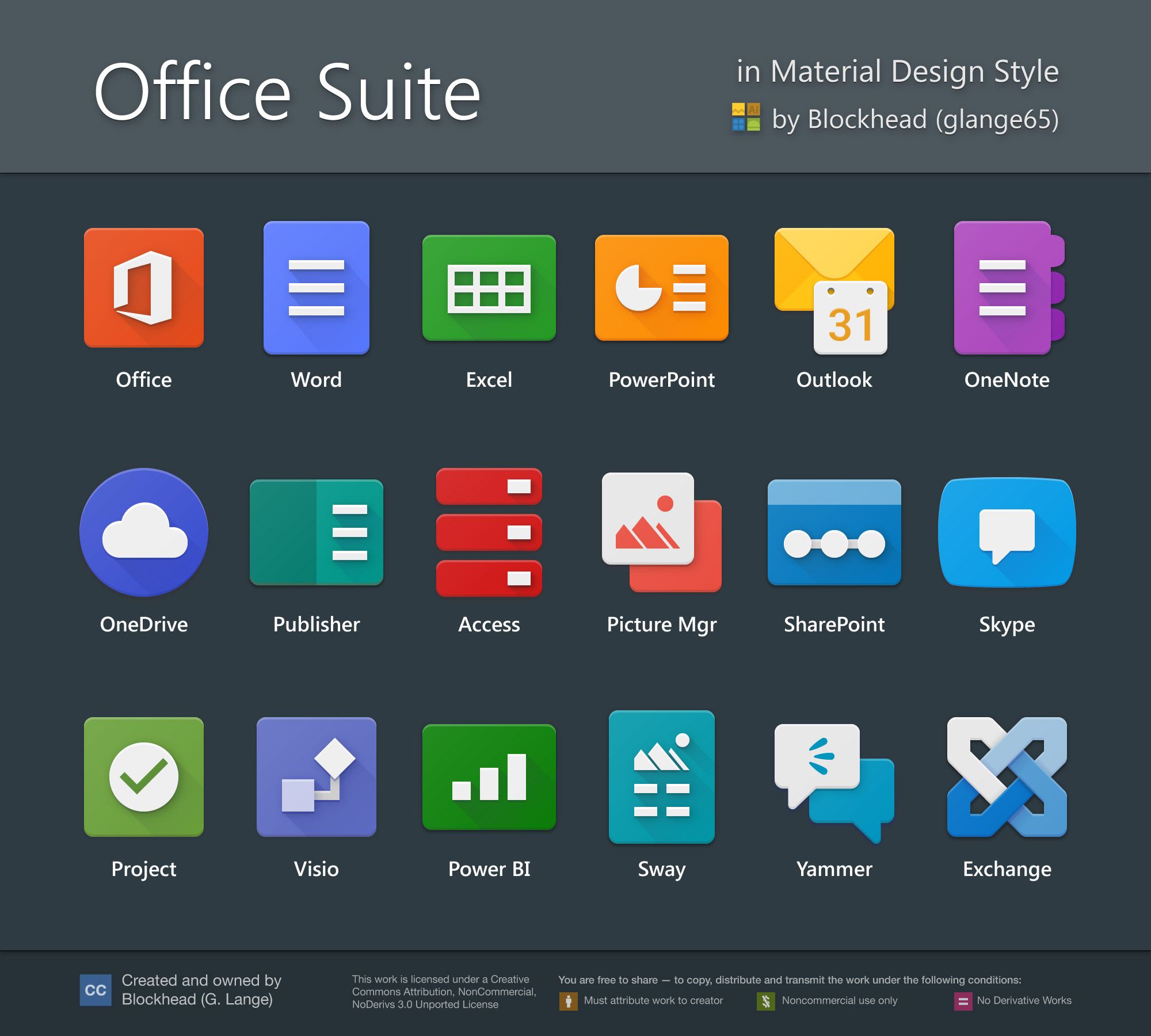 Microsoft Office Icons Vector At Collection Of