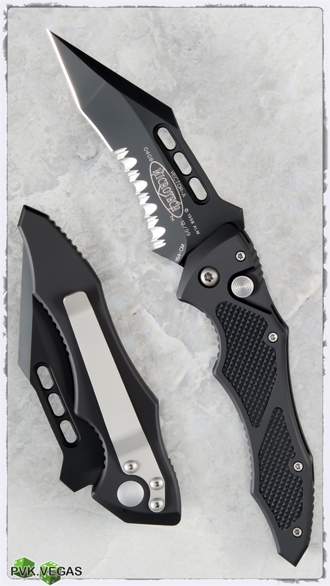 675x1200 Vintage Microtech Vector Auto Black Standard