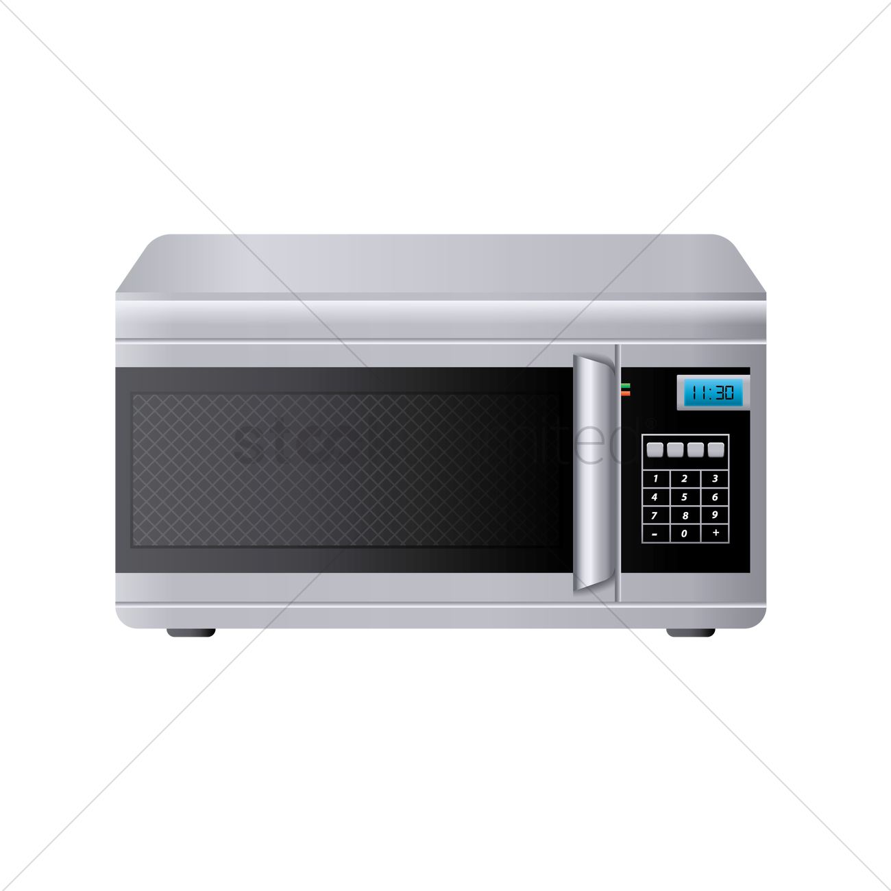 1300x1300 Microwave Vector Image