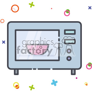 300x300 Microwave Vector Clip Art Images Clipart Royalty Free Gif