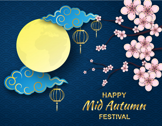 626x488 Happy Moon Cake Festivalchinese Mid Autumn Festival Vector