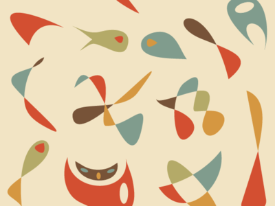 400x300 Mid Century Modern Shapes